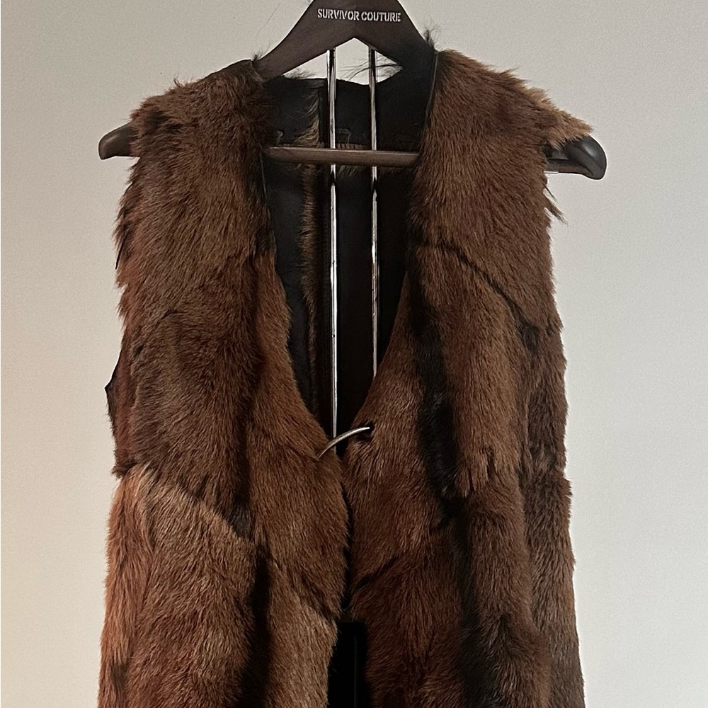 Roberto Cavalli Pony Hair Black and Brown Leather Detail